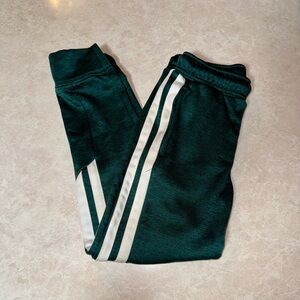 Sporto Kids Dark Green Joggers with White Accents